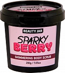 BEAUTY JAR Sparky Berry Shimmering ķermeņa skrubis,200g
