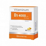 STARPHARMA D3 vitamīns Strong 4000, 60 kapsulas