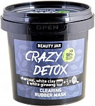BEAUTY JAR Algināta maska CRAZY DETOX sejas ādas attīrīšanai, 20g
