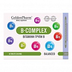 GOLDEN PHARM B-komplekss, 30 tabletes