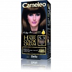 CAMELEO noturīga krēmveida matu krāsa 5.3 Gaiši brūns, 50ml/50ml/15ml/4ml