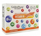 GOLDEN PHARM Boom Multivitamīnu komplekss, 30 tabletes