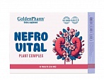 GOLDEN PHARM Nefrovital nieru urīnceļu sistēmas veselībai,30 tab.