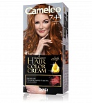 CAMELEO noturīga krēmveida matu krāsa 7.44 Ruds, 50ml/50ml/15ml/4ml